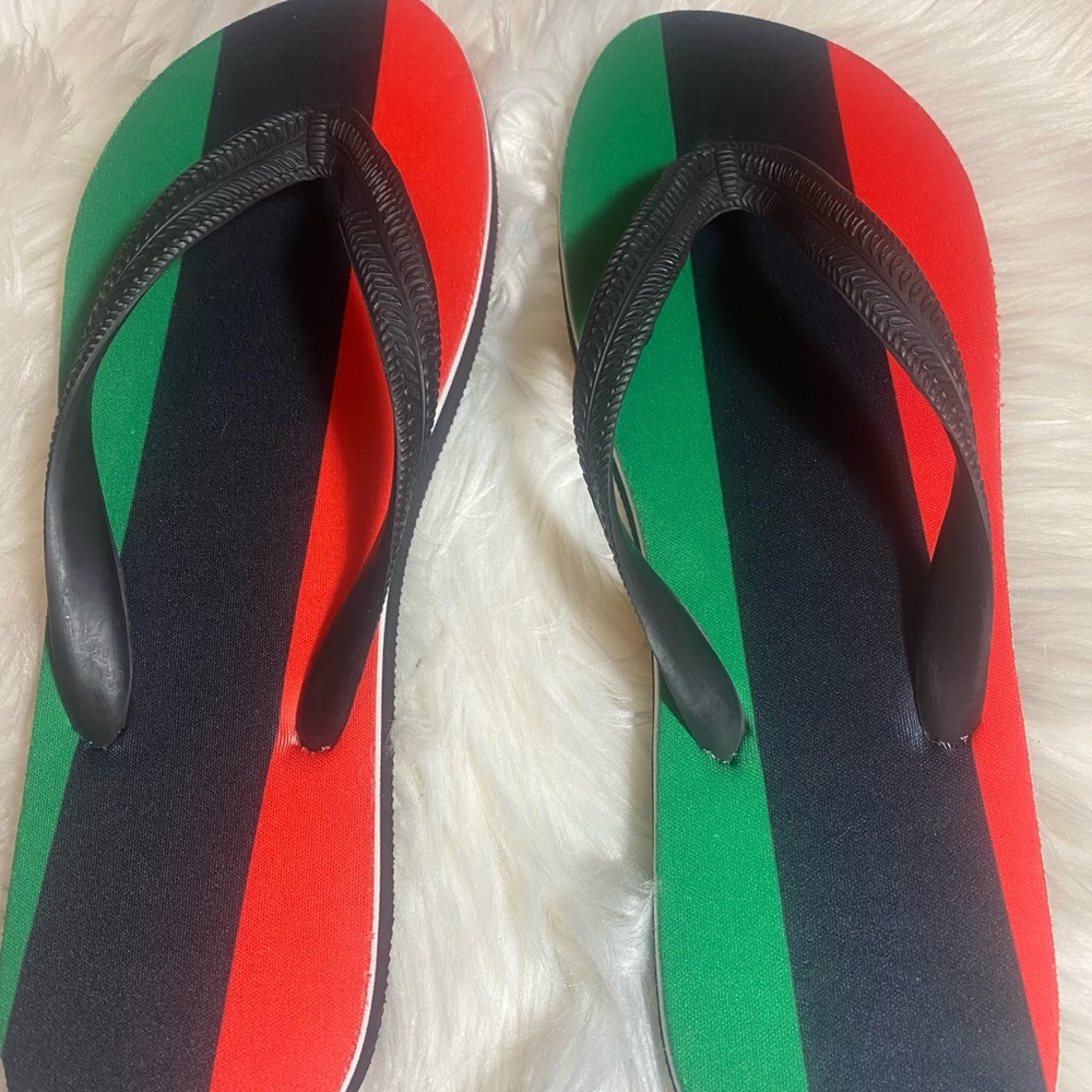 Pam Africa men’s flip flops women’s 10 mens 8